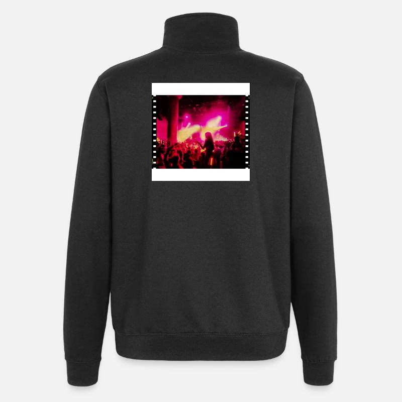 Parties - Sweat à zip 1/4 - noir