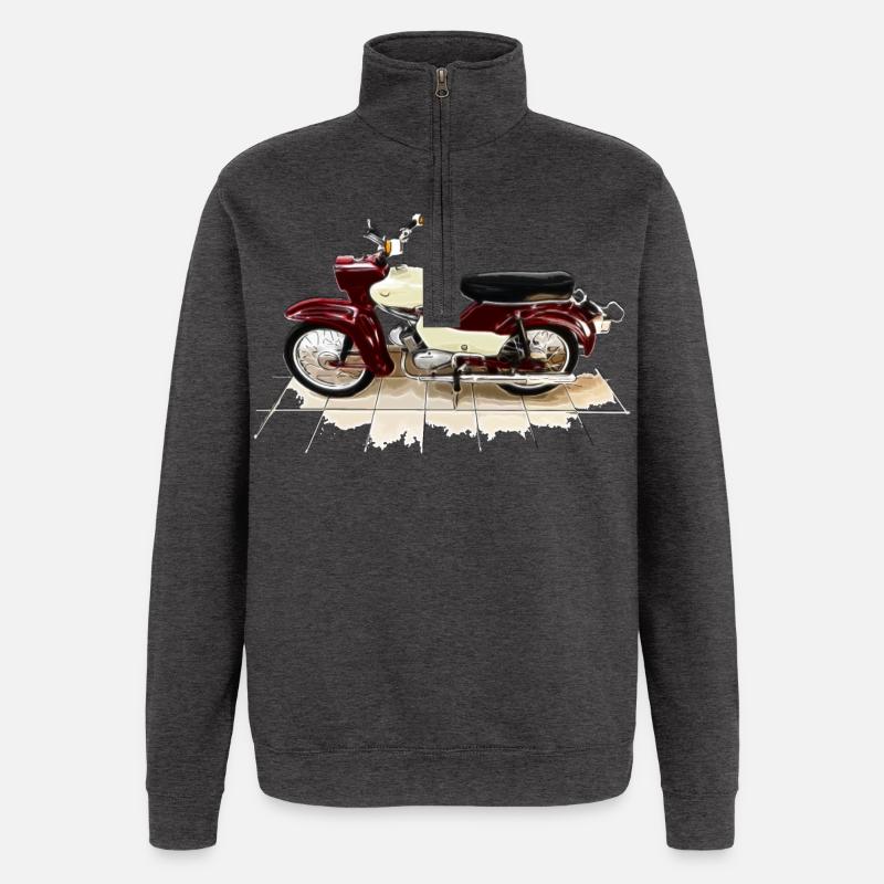 Simson - Star - Quarter-Zip-Sweatshirt - Anthrazit