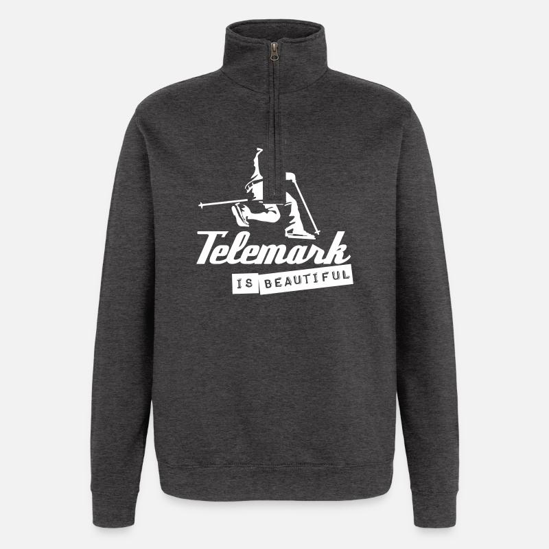 Hemd beautilful2 SPREAD3 - Quarter-Zip-Sweatshirt - Anthrazit