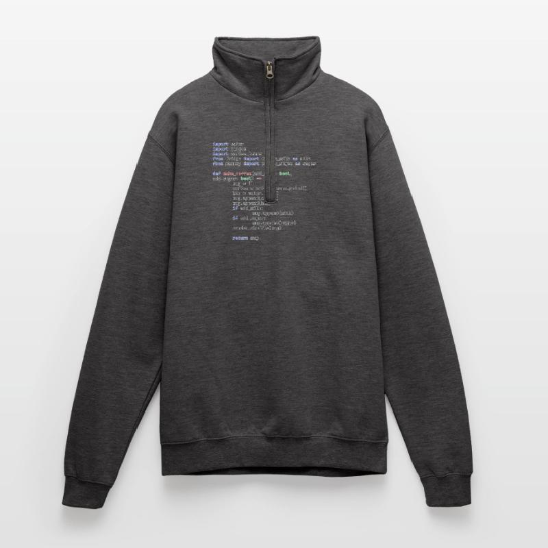 Python Make Coffee Function Quarter-Zip Sweatshirt