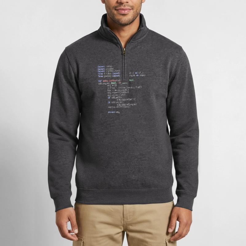 Python Make Coffee Function Quarter-Zip Sweatshirt