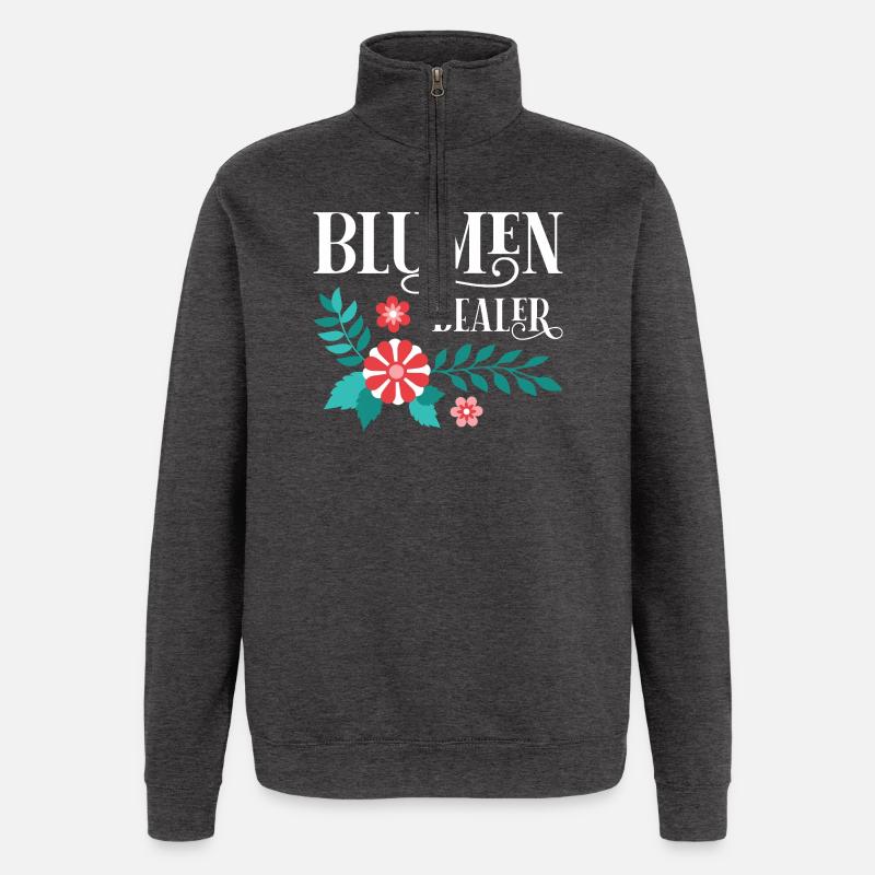 Gärtner Spruch Gärtnerei Hobbygärtner Kleingärtner - Quarter-Zip-Sweatshirt - Anthrazit