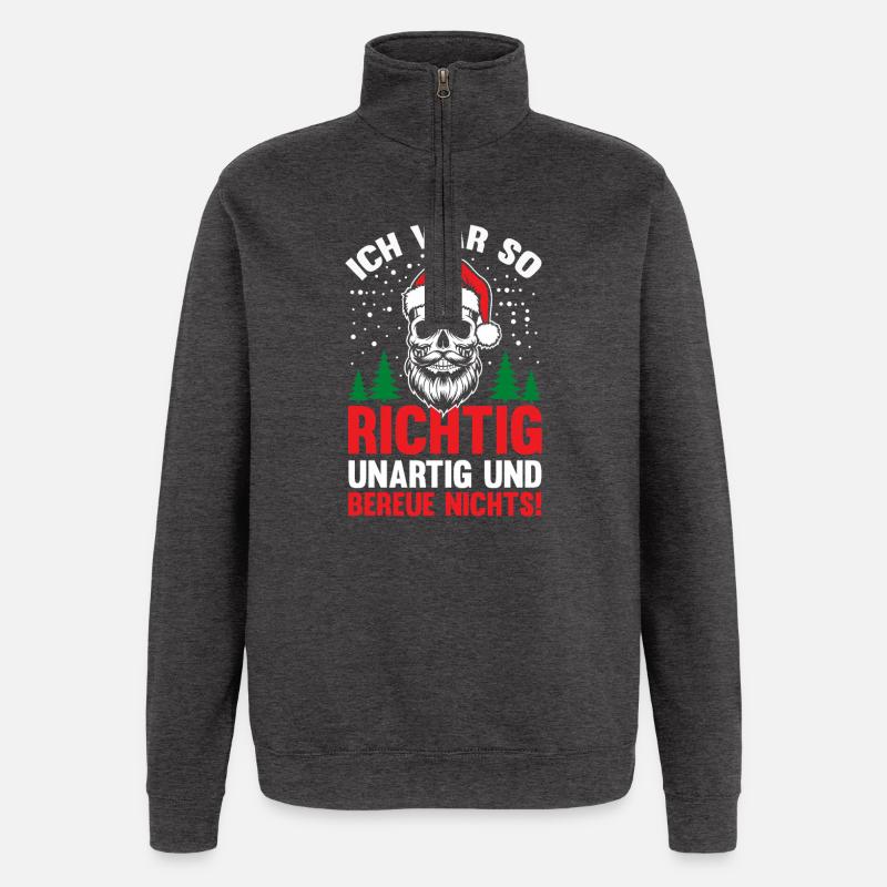 Bogenschütze Bogensport Bogenschießen - Quarter-Zip-Sweatshirt - Anthrazit