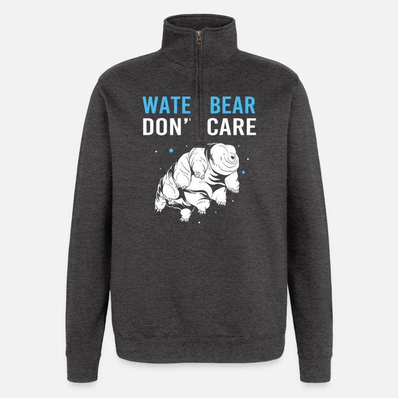 Bärtierchen Tardigrades Wasserbär Tardigrade - Quarter-Zip-Sweatshirt - Anthrazit