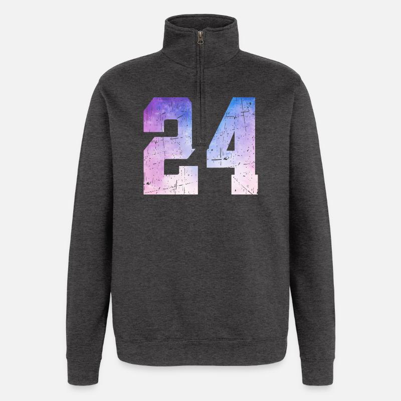 Issue 24 – 24th Anniversary Gift - Quarter-Zip Sweatshirt - charcoal grey
