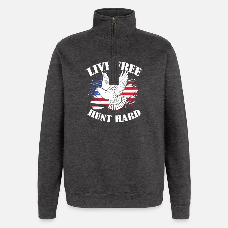 Taubenjagd Taube - Quarter-Zip-Sweatshirt - Anthrazit