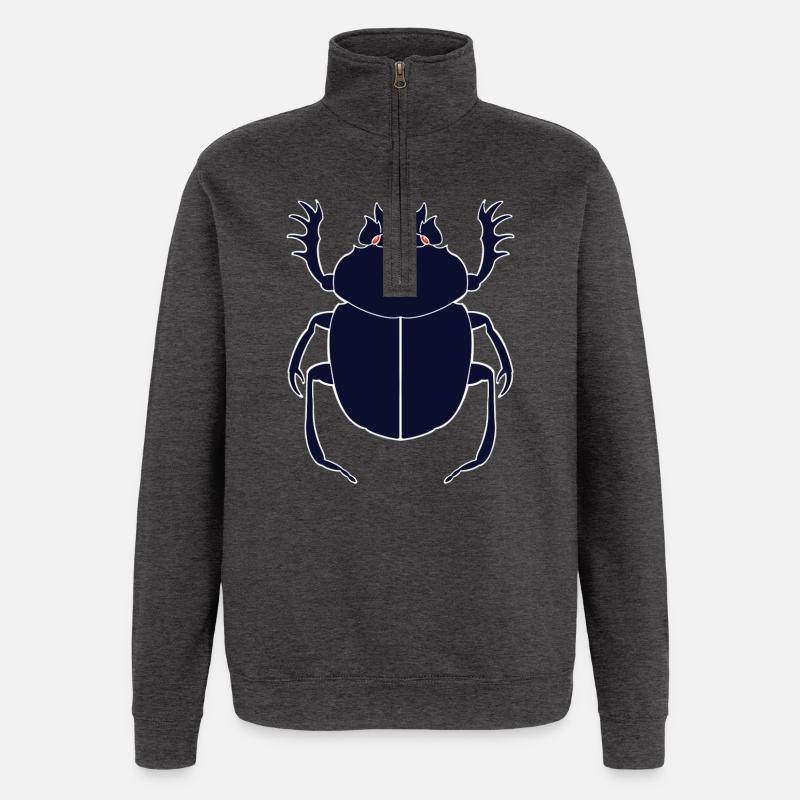 Skarabäus - Quarter-Zip-Sweatshirt - Anthrazit