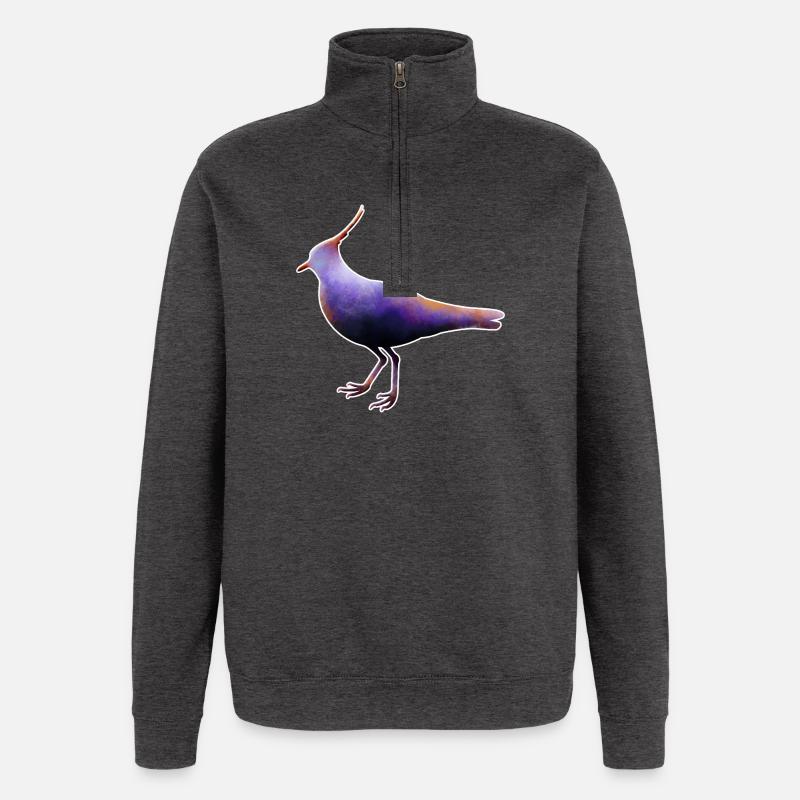 Lapwing.1 - Quarter-Zip Sweatshirt - charcoal grey