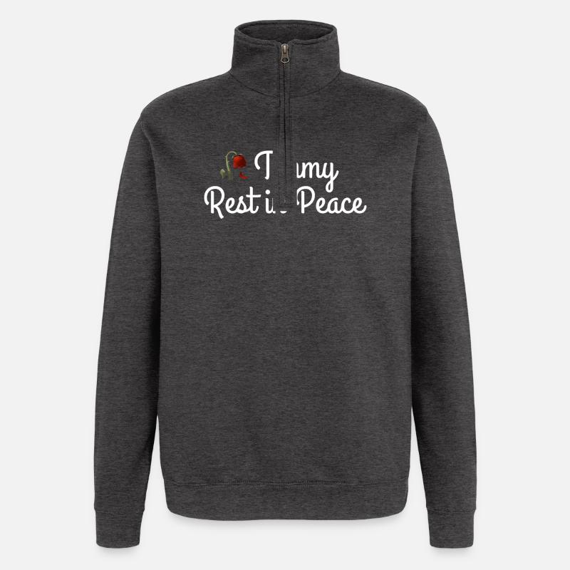Timmy Wal Shirt Geschenk - Quarter-Zip-Sweatshirt - Anthrazit