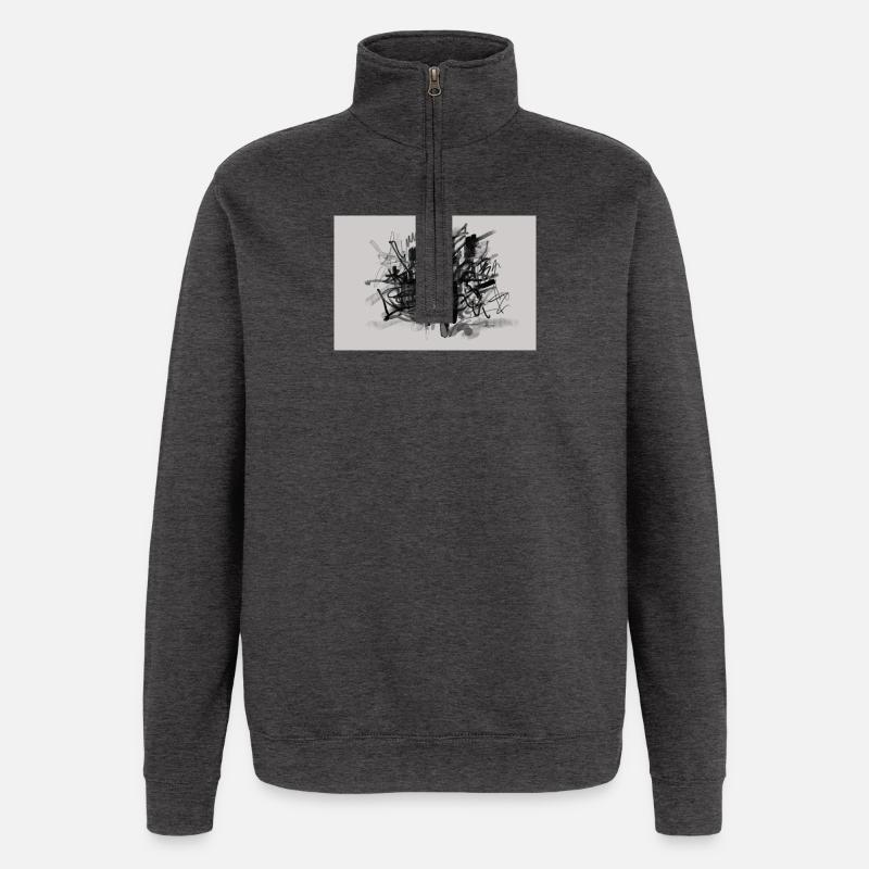Knoten des Lärms - Quarter-Zip-Sweatshirt - Anthrazit
