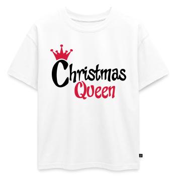 Noël - T-shirt enfant oversize en coton biologique Premium - blanc - Devant - AI Model Kid Male (0cm)