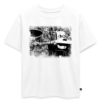 Simson Schwalbe - KR51 - T-shirt enfant oversize en coton biologique Premium - blanc - Devant - AI Model Kid Male (0cm)