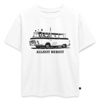 Barkas - B1000 - Ambulance - T-shirt enfant oversize en coton biologique Premium - blanc - Devant - AI Model Kid Male (0cm)