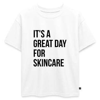 Soins de la peau Soins de la peau Soins de la peau - T-shirt enfant oversize en coton biologique Premium - blanc - Devant - AI Model Kid Male (0cm)
