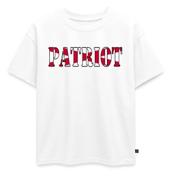 Patriot d’Irlande du Nord - T-shirt enfant oversize en coton biologique Premium - blanc - Devant - AI Model Kid Male (0cm)