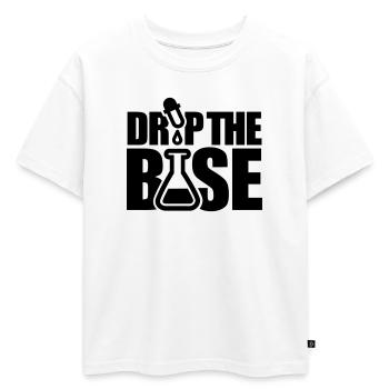 Drop the base - T-shirt enfant oversize en coton biologique Premium - blanc - Devant - AI Model Kid Male (0cm)