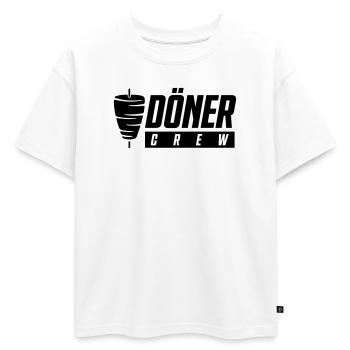 L’équipe Döner - T-shirt enfant oversize en coton biologique Premium - blanc - Devant - AI Model Kid Male (0cm)