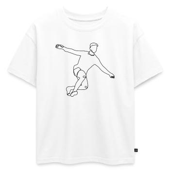 Jubilation - T-shirt enfant oversize en coton biologique Premium - blanc - Devant - AI Model Kid Male (0cm)