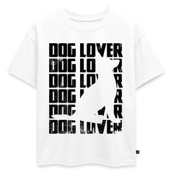 Snowboarders - T-shirt enfant oversize en coton biologique Premium - blanc - Devant - AI Model Kid Male (0cm)