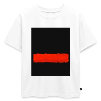 Rothko style in digital colors - Oversized Kids' Premium Organic T-Shirt - white - Front - AI Model Kid Male (0cm)