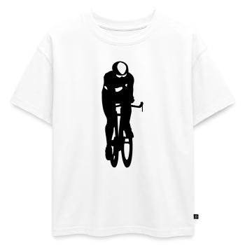 Racer - Oversized Kids' Premium Organic T-Shirt - white - Front - AI Model Kid Male (0cm)