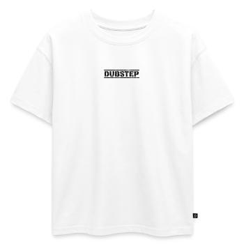 Dubstep - T-shirt enfant oversize en coton biologique Premium - blanc - Devant - AI Model Kid Male (0cm)