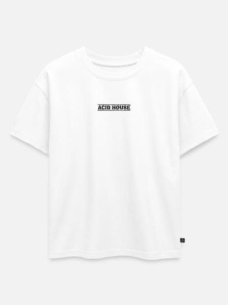 Acid House - T-shirt enfant oversize en coton biologique Premium - blanc
