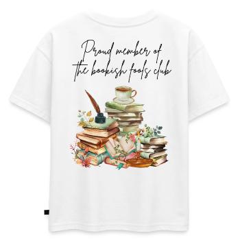 Buckclub - T-shirt enfant oversize en coton biologique Premium - blanc - Dos - AI Model Kid Male (0cm)