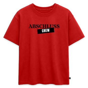 Équipe de remise des diplômes - Voyage de remise des diplômes Promotion 2026 - T-shirt enfant oversize en coton biologique Premium - rouge - Devant - AI Model Kid Male (0cm)