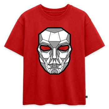 Kimura Mask Gray - Oversized Kids' Premium Organic T-Shirt - red - Front - AI Model Kid Male (0cm)