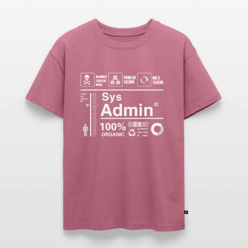 Sys Admin programmier Computer Nerd pc Platine cpu Oversized Teenager Premium Organic T-Shirt