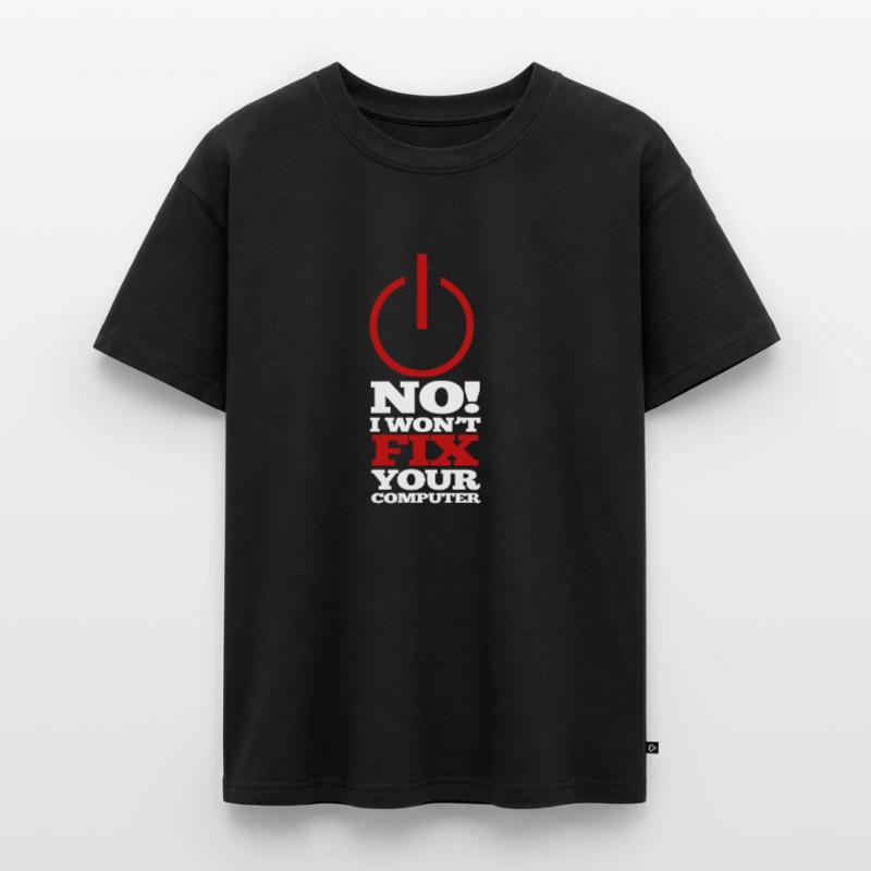Computer Program Code Nerd Script Hacker Oversized Teens' Premium Organic T-Shirt