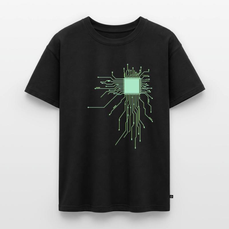 board core cpu computer nerd pc humor geek code Oversized Teens' Premium Organic T-Shirt