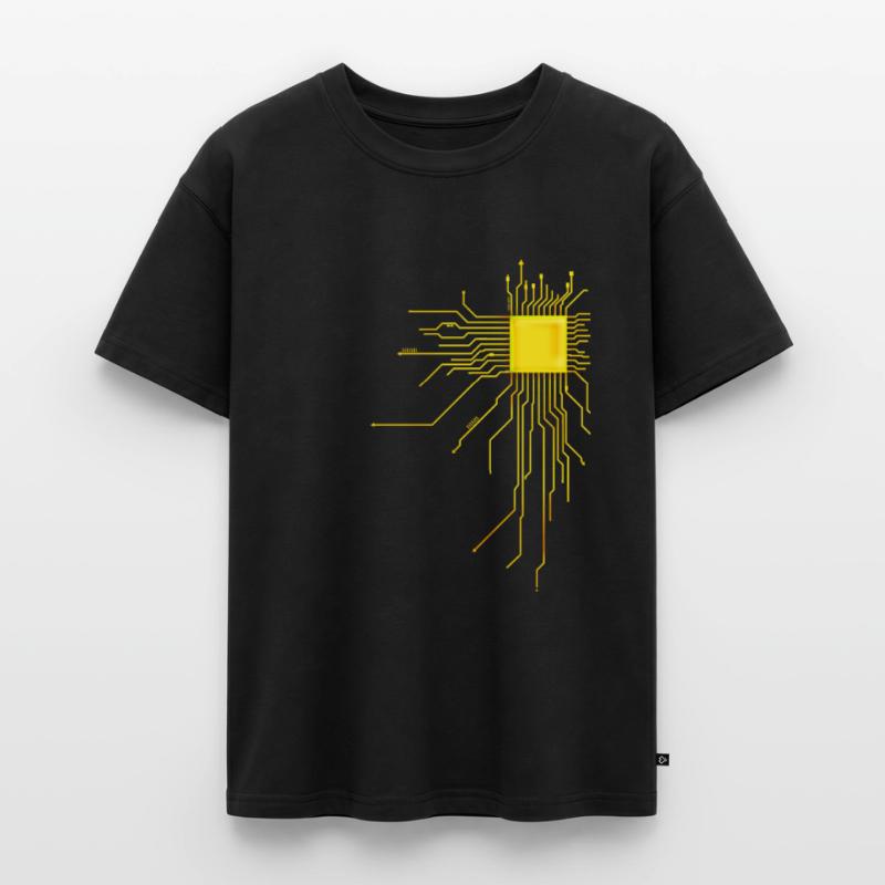 platine Core cpu Computer Nerd Programmer admin Oversized Teens' Premium Organic T-Shirt