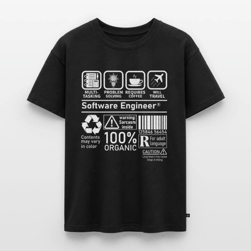software engineer multi tasking problem solving Oversized Teens' Premium Organic T-Shirt
