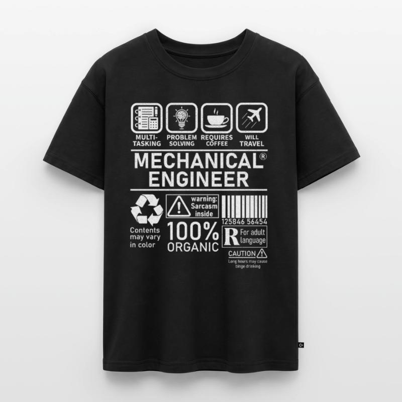 Mechanical Engineer multi tasking problem solving Oversized Teens' Premium Organic T-Shirt
