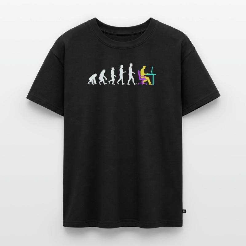 Developer Evolution Computergeek Open Source Oversized Teens' Premium Organic T-Shirt