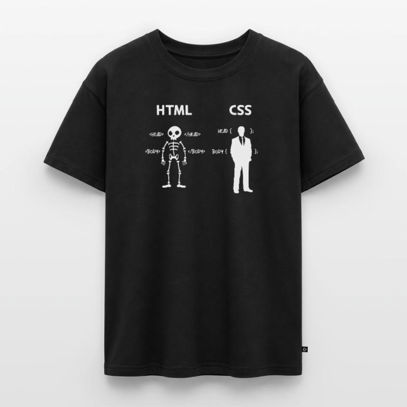 Code Css C++ Php Java Developer Code Scripting Oversized Teens' Premium Organic T-Shirt