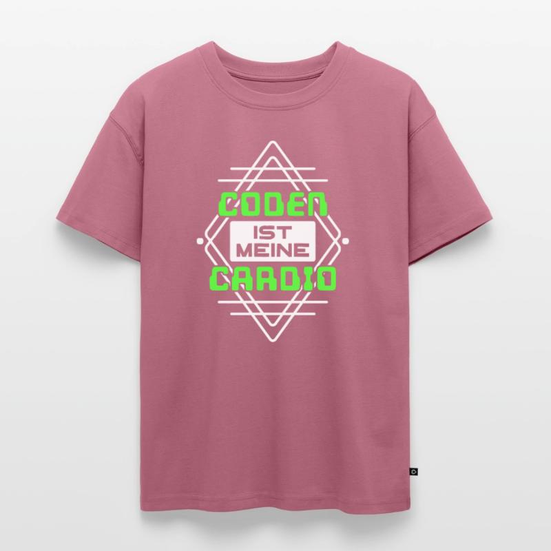Coden Statement Developer Computerfreak Skripting Oversized Teenager Premium Organic T-Shirt