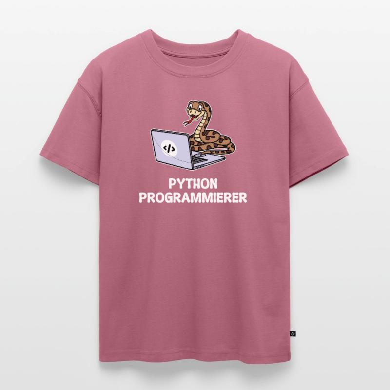 Developer Coden Statement Computer Programmer Oversized Teens' Premium Organic T-Shirt