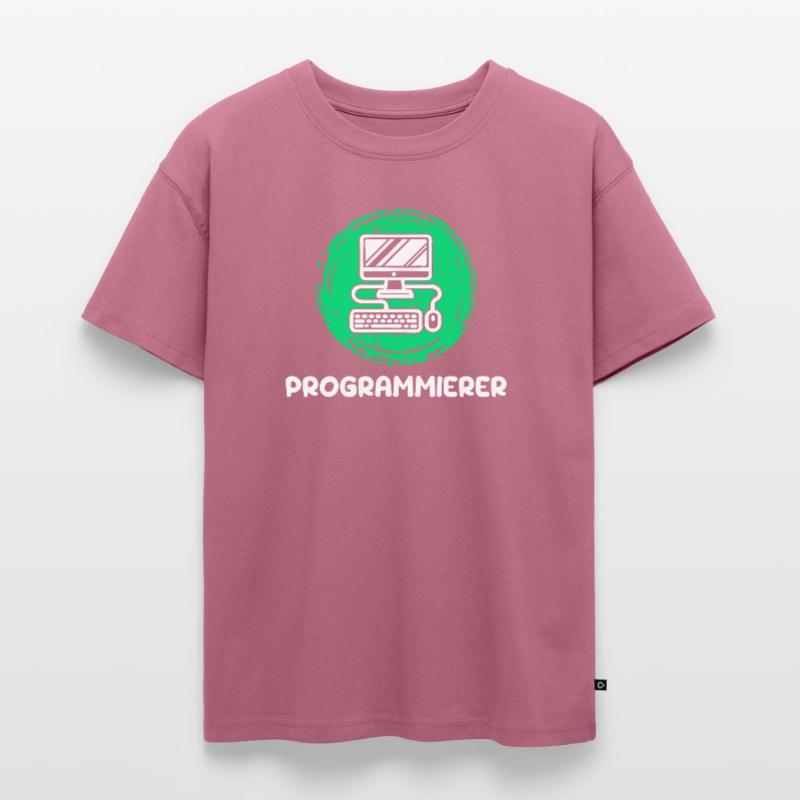 Computer Freak Scripting Developer Programmer Oversized Teens' Premium Organic T-Shirt