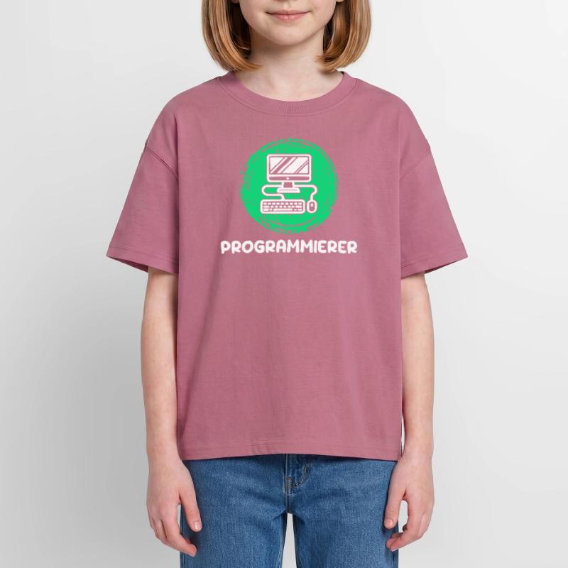 Computer Freak Scripting Developer Programmer Oversized Teens' Premium Organic T-Shirt