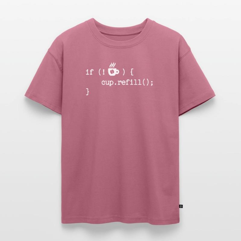 Debug Programmer Coden Developer Computergeek Oversized Teens' Premium Organic T-Shirt