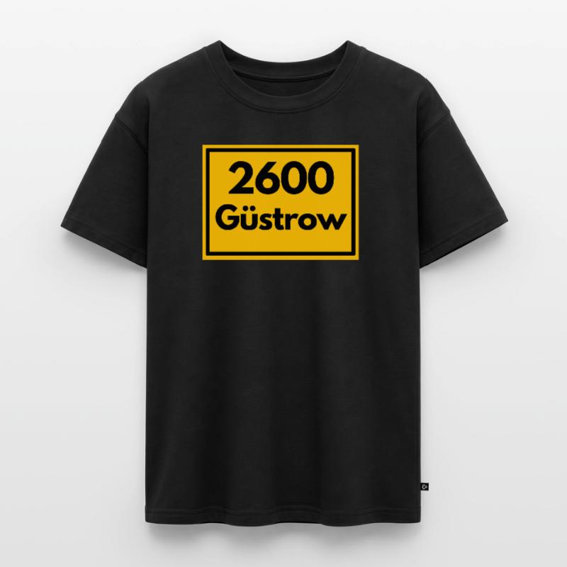 OLD POSTCODE ZIP CODE 2600 GÜSTROW RENAISSANCE Oversized Teens' Premium Organic T-Shirt