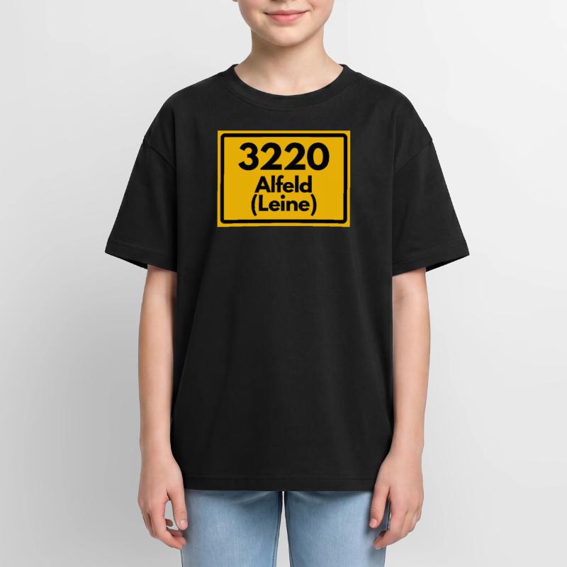 OLD POSTCODE POSTCODE RETRO 3220 ALFELD LEINE Oversized Teens' Premium Organic T-Shirt