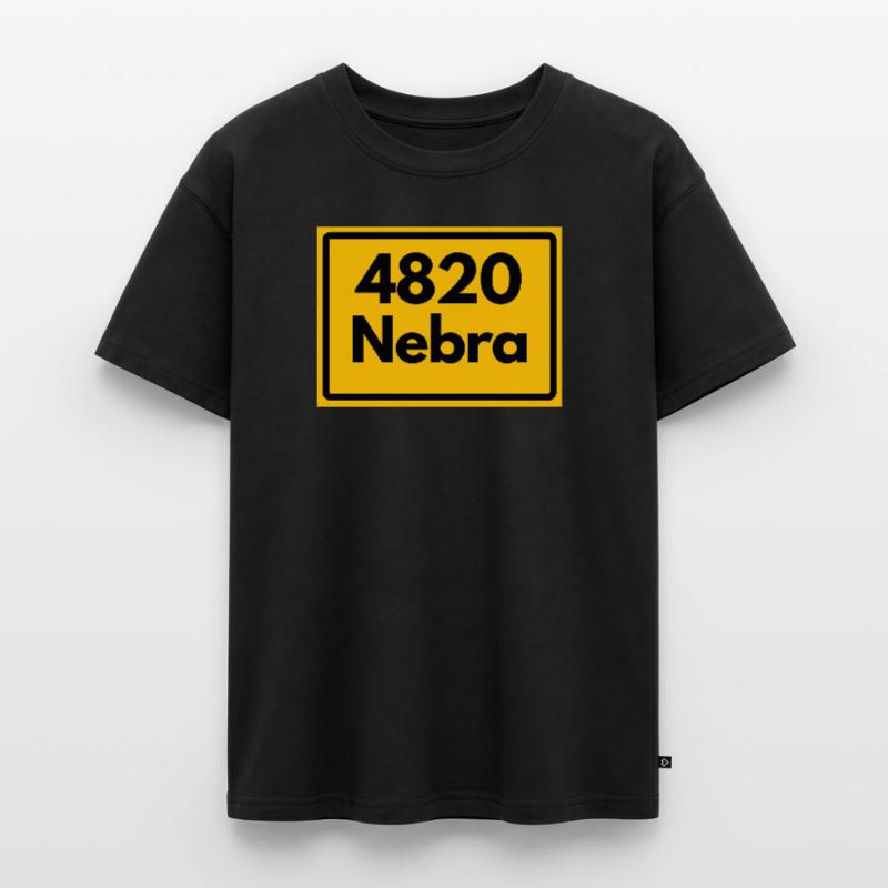 OLD POSTCODE POSTCODE 4820 NEBRA HEIMATSTOLZ Oversized Teens' Premium Organic T-Shirt