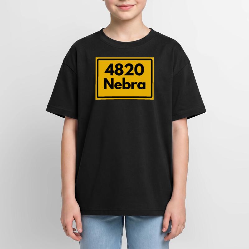 OLD POSTCODE POSTCODE 4820 NEBRA HEIMATSTOLZ Oversized Teens' Premium Organic T-Shirt
