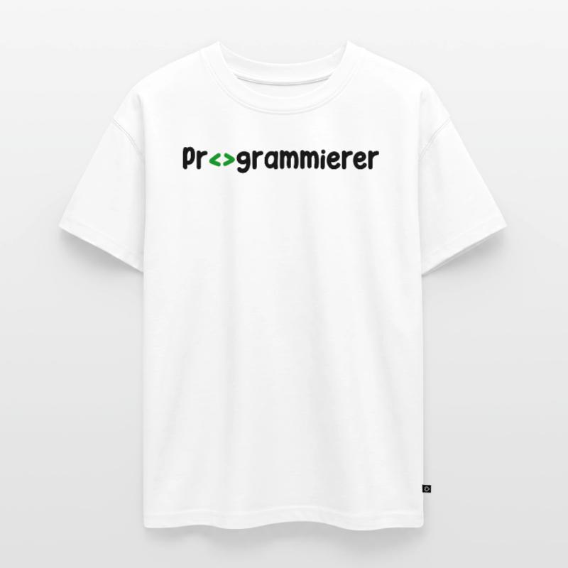 Programmer, Developer, Web Developer, Scripting Oversized Teens' Premium Organic T-Shirt