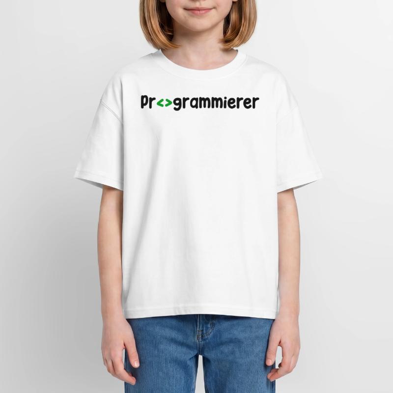 Programmer, Developer, Web Developer, Scripting Oversized Teens' Premium Organic T-Shirt