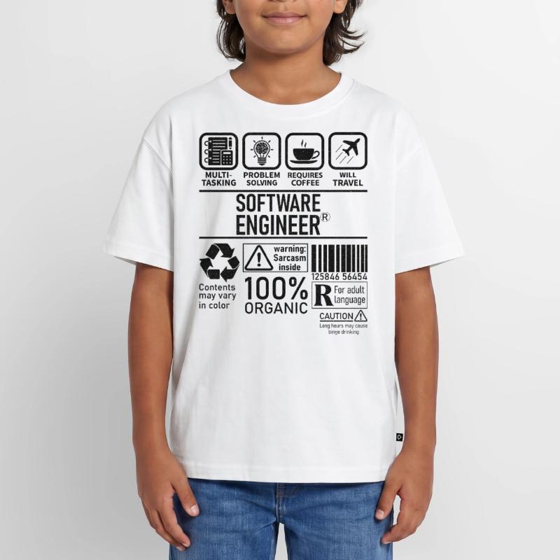Software Engineer multi tasking problem solving Oversized Teens' Premium Organic T-Shirt